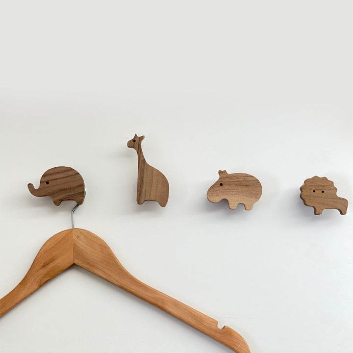Craft Boutique - Wooden Animal Wall Hooks For Nursery